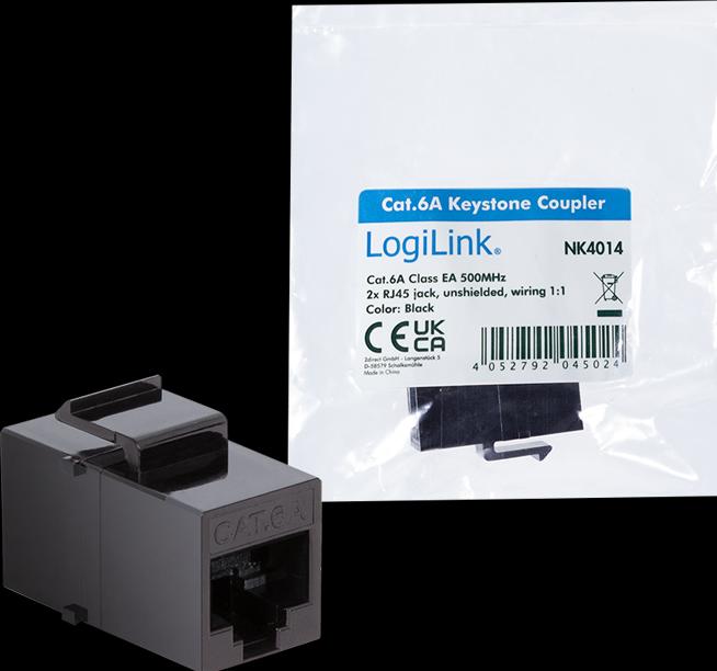 Produktbild LogiLink Verbinder (UTP, CAT6a, 0.03 m)