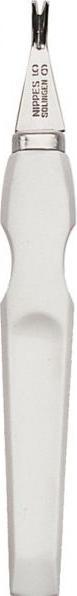 Actual product image Nippes Cuticle knife, white