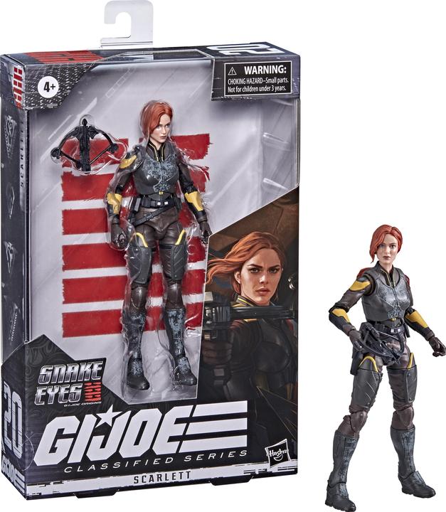 Actual product image Hasbro G.I. Joe Classified Series Snake Eyes: G.I. Joe Origins Scarlett Action Figure 20 Toys to Collect