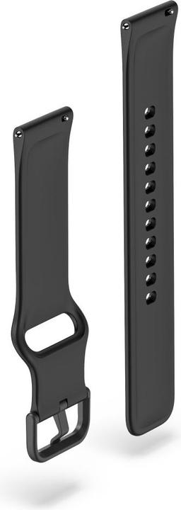 Actual product image Hama Armband zum Wechseln für Smartwatch 5000, Silikon, Schwarz (Silicone)