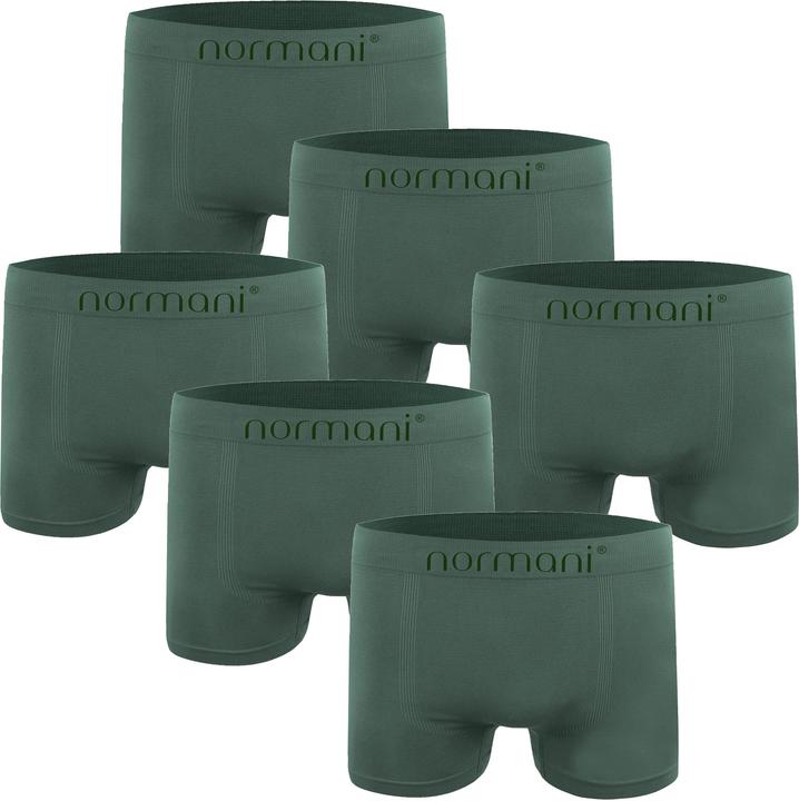 Produktbild Normani 6 Stück Mikrofaser-Boxershorts für Herren aus Nylon (XL, 6er Pack)