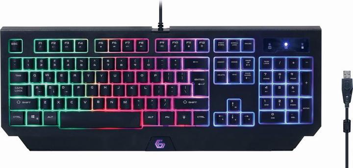 Image du produit Gembird Gaming SetinchPhantominch avec tapis de souris rétroéclairé 4en1 GGS-UMGL4-01 (US, Filaire)