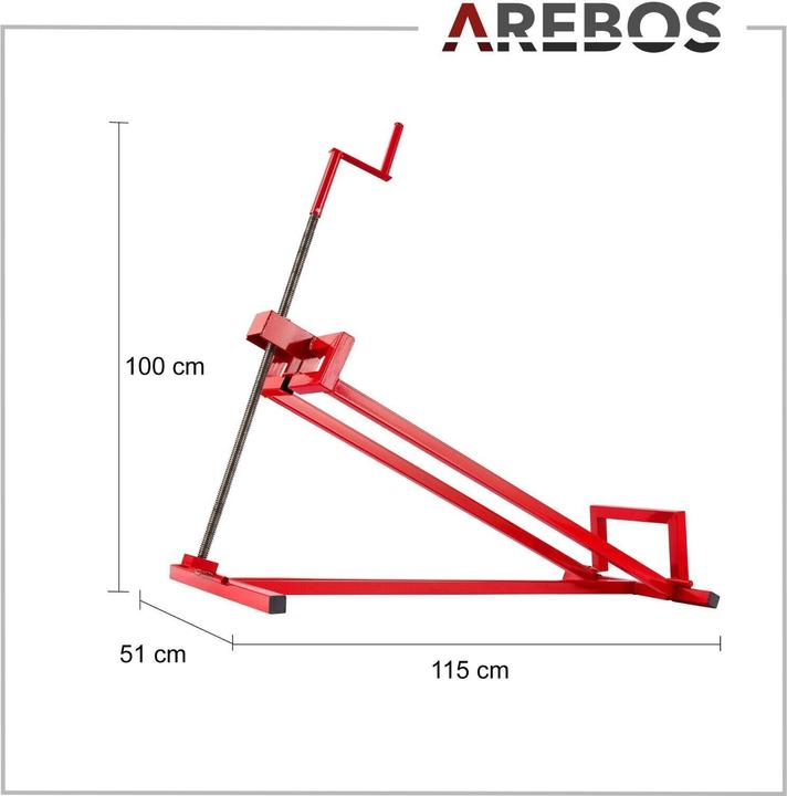 Actual product image Arebos Lawn tractor lifter