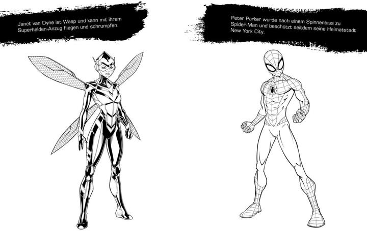 Actual product image MARVEL: Colouring fun with window stickers