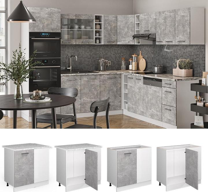 Actual product image Vicco Eckunterschrank R-Line (86 x 60 x 81.5 cm)