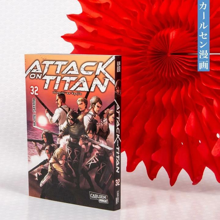 Actual product image Attack on Titan 32 (German, Hajime Isayama, 2021)