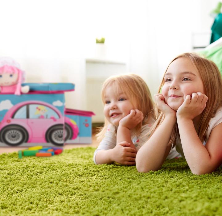 Actual product image Relaxdays Children's Storage Ottoman