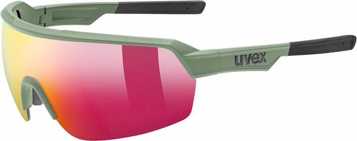 Uvex Sports Sportstyle 227 (Olive Mat, mirror red (S3))