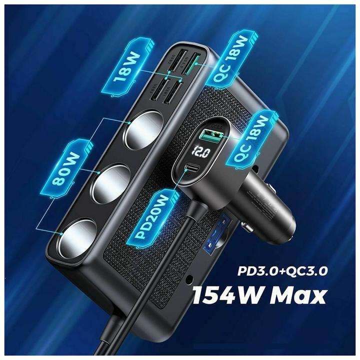 Image du produit Joyroom Multiport Car Cigarette Lighter