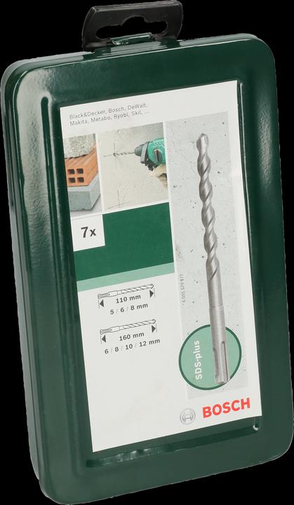 Image du produit Bosch Professional Zubehör Jeu de foreuses à béton 7 pièces SDS-plus (5-12 mm)