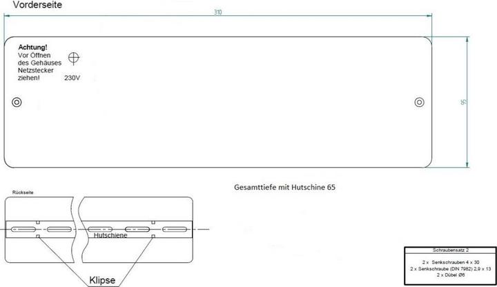Produktbild Eberle Controls Klemmleiste EV 230 H/k-Hyg