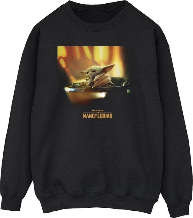 Immagine prodotto Star Wars The Mandalorian Grogu Painted Felpa Uomo (XL)