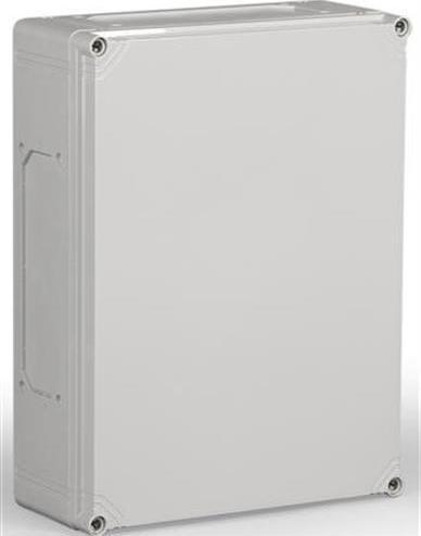 Actual product image Ensto Vaegskab montagekasse komplet polycarbonat 300 x 400 x 132 mm grå RAL7035 med grå låg IP66/67 4
