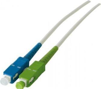 Image du produit Générique SC-APC/SC-UPC câble patch fibre monomode OS2 9/125 blanc - 10 m (S/FTP, CAT6, 10 m)