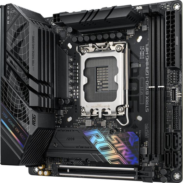 Produktbild ASUS ROG STRIX B760-I GAMING WIFI (LGA 1700, Intel B760, Mini-ITX)