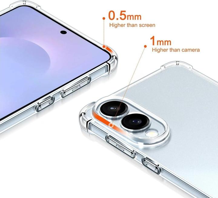 Image du produit Screenguard Crystal Soft Airbag Bumper Hülle (Samsung Galaxy S25 Edge)