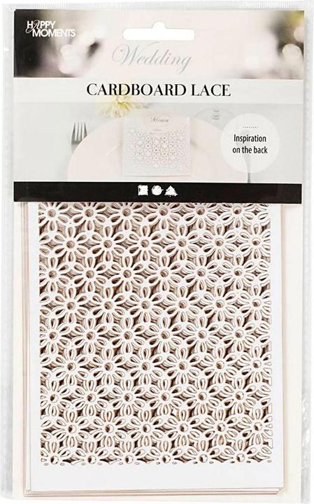 Image du produit Creativ Company Carton à motifs blanc cassé, 10 pièces. (200 g/m², 10 x)