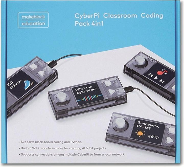 Productafbeelding Makeblock CyberPi Classroom Coding Pack (4 in 1) (Software)