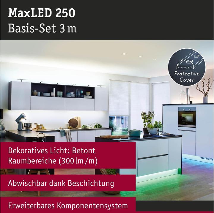 Actual product image Paulmann MaxLED 250 Stripe Set (RGBW, 300 cm, Indoor)