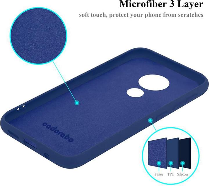 Actual product image Cadorabo TPU Liquid Silicone Case Cover (Motorola G7 Power)