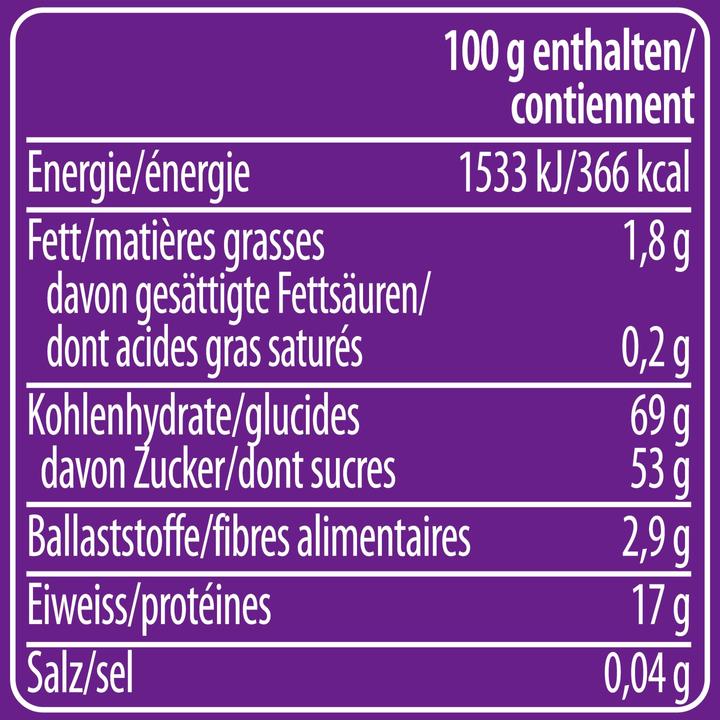 Nährwerte und Zutaten Knorr 100% Natürlich Gewürzflocken Knoblauch, Würzmittel Streuer, Würzen ohne Salz und Zucker (51 g)