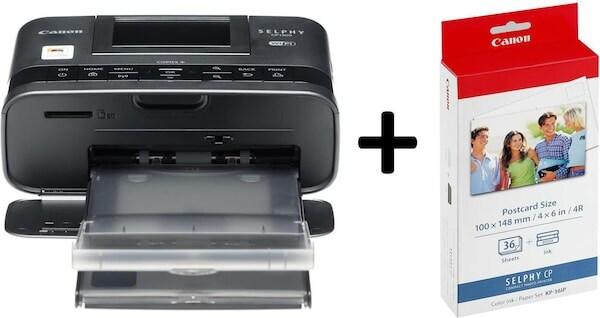 Actual product image Canon Selphy CP1300 + KP36IP