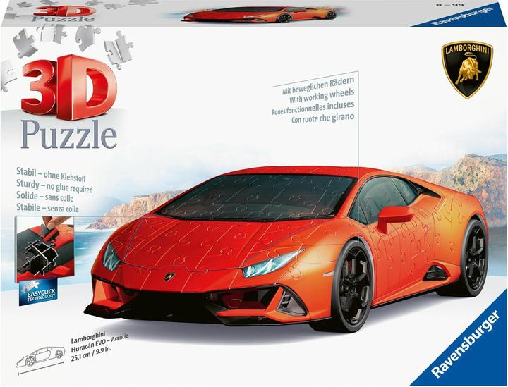 Produktbild Ravensburger Lamborghini Huracán EVO - Arancio (108 Teile)