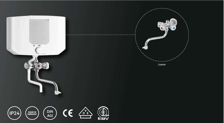 Actual product image AEG Haustechnik Thermofix KL boiling water unit, plastic, 5 litres, three-handle fill and drain fitting