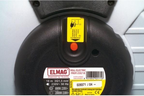 Actual product image Elmag Automatic cable retractor PROFI 230 Roll Electric (18 m, 1.50 mm²)