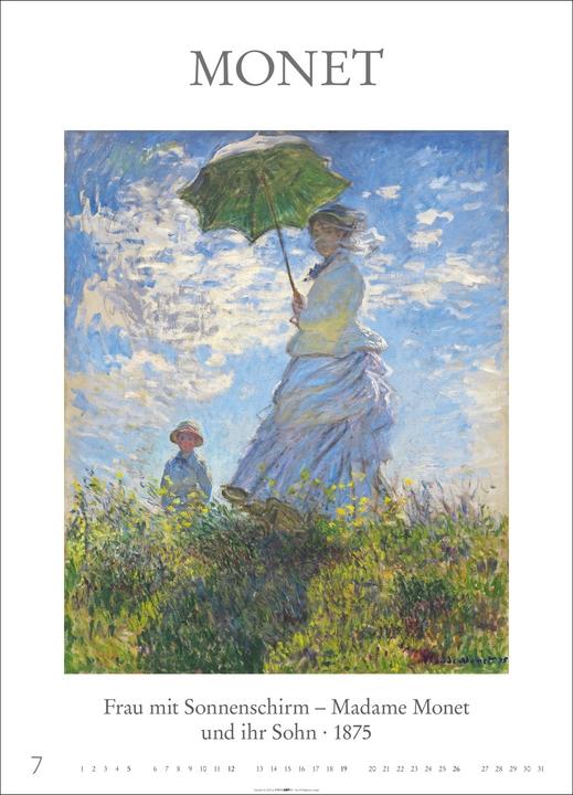 Produktbild Poster Art Kalender 2026 - Monet, Van Gogh, Matisse, Kandinsky (49 x 68 cm, Deutsch)