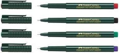 Actual product image Faber-Castell Fibre pen Finepen 1511 (Black, 1 x)