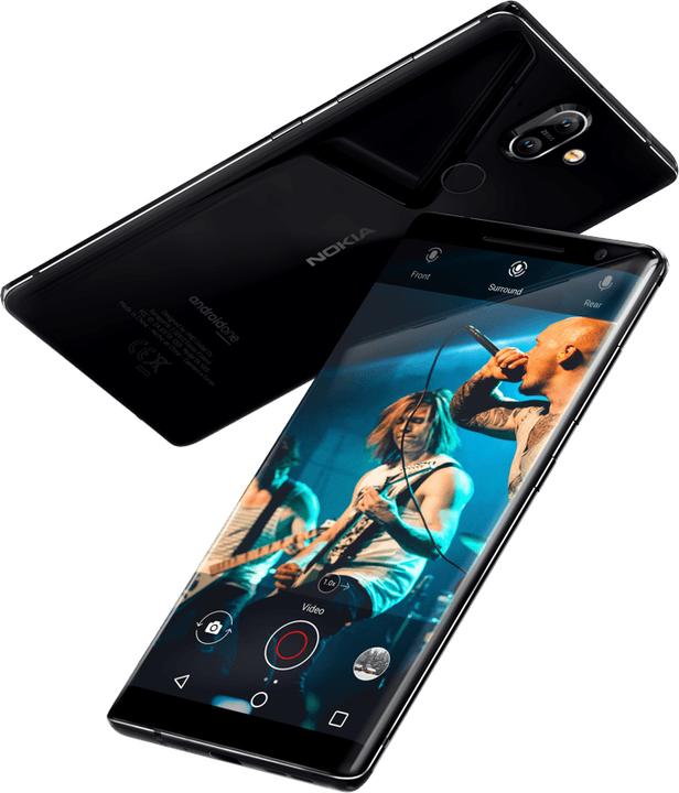 Immagine prodotto Nokia 8 Scirocco (128 GB, Nero, 5.50", SIM singola, 13 Mpx, 4G)
