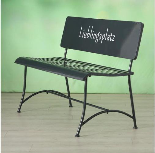 Produktbild Boltze Home Boltze Gartenbank Lieblingsplatz aus Eisen, Grau