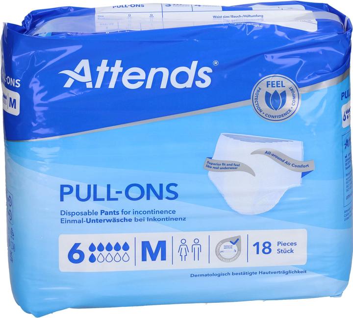 Image du produit Attends Pull Ons 6 pant (18 x, M)