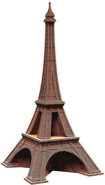 Actual product image Cartonic Eiffel Tower - 3D cardboard model
