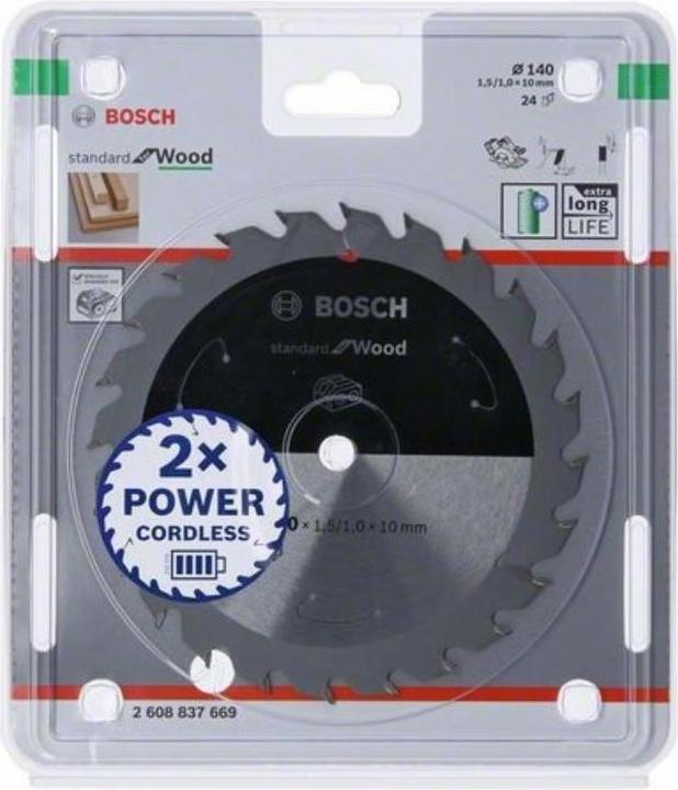 Produktbild Bosch Professional Zubehör PRO Wood cordless Kreissägeblatt, 140 x 1,5 x 10 mm