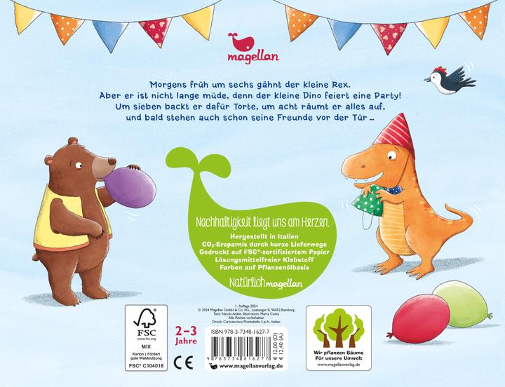Produktbild Morgens früh um sechs gähnt der kleine Rex (Deutsch, Nicola Anker, 2024)