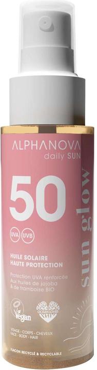 Produktbild Alphanova daily SUN Sonnenöl sun GLOW LSF50 Spr 50 ml (Sonnenöl, SPF 50, 50 ml)