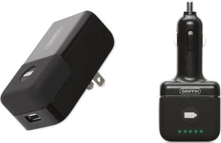 Actual product image Griffin PowerJolt reserve, car charger and battery backup