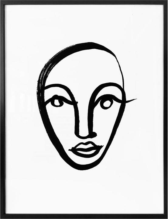 Actual product image Trenddeko Face 04 (40 x 50 cm)
