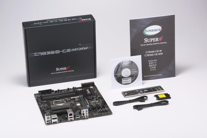 Image du produit Supermicro C7b360-Cb-M : Lga1151 (LGA 1151, Intel B360 Express, mATX)