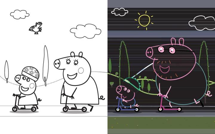 Produktbild Peppa Pig Mein wutzig-tolles Kritzel-Kratzel-Buch (Deutsch, Schwager & Steinlein Verlag, 2021)