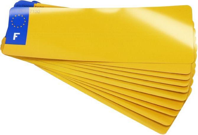 Immagine prodotto Top Plaq Confezione da 10 strisce portatarga personalizzate con euro