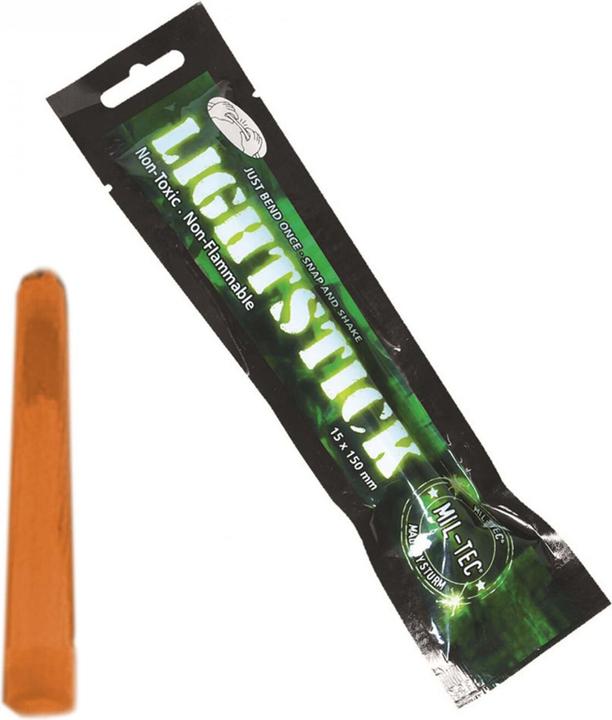 Image du produit Mil-tec Bâton lumineux orange 15cm
