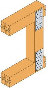Actual product image Simpson Sst Perforated plates (Perforated plate, 50 pcs.)