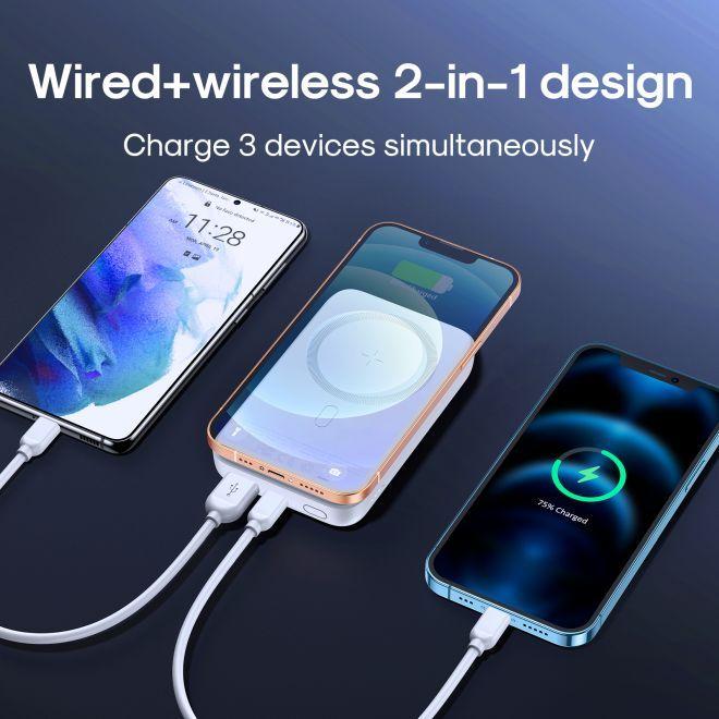Actual product image Joyroom Mini Magnetic Wireless Powerbank (20W) (10000 mAh, 20 W, 15 Wh)