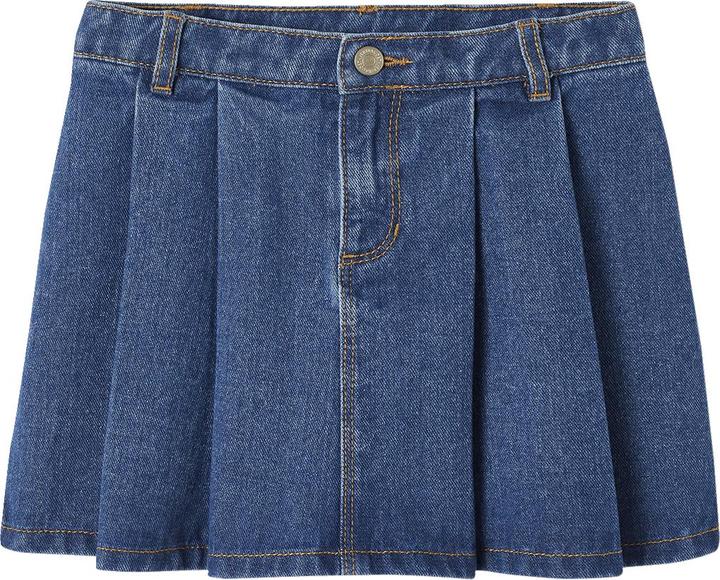 Image du produit Vertbaudet Jupe plissée fille en denim (110)