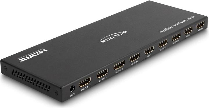Produktbild Delock HDMI Splitter 1 x HDMI in zu 8 x HDMI out 4K 60 Hz mi