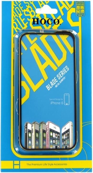 Actual product image Hoco Apple iPhone 6 / 6s Blade Series Fedora Metal Bumper (Apple iPhone 6, Apple iPhone 6s)