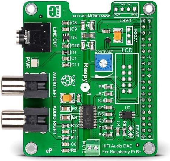 Produktbild Raspberry Pi Microelektronika RaspyPlay4 (Shield)